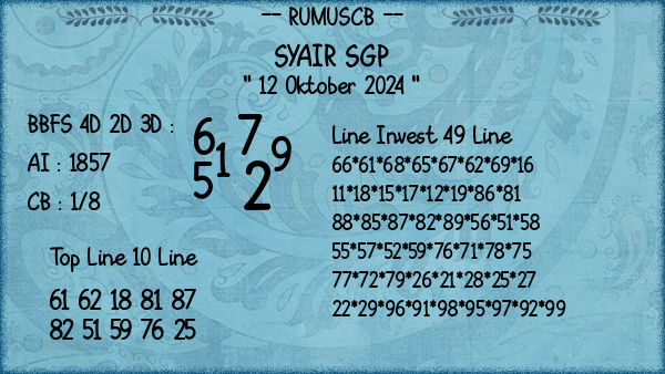 Prediksi SGP